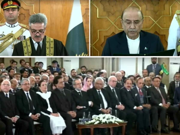 جسٹس یحییٰ آفریدی نے چیف جسٹس آف پاکستان کے منصب کا حلف اٹھا لیا