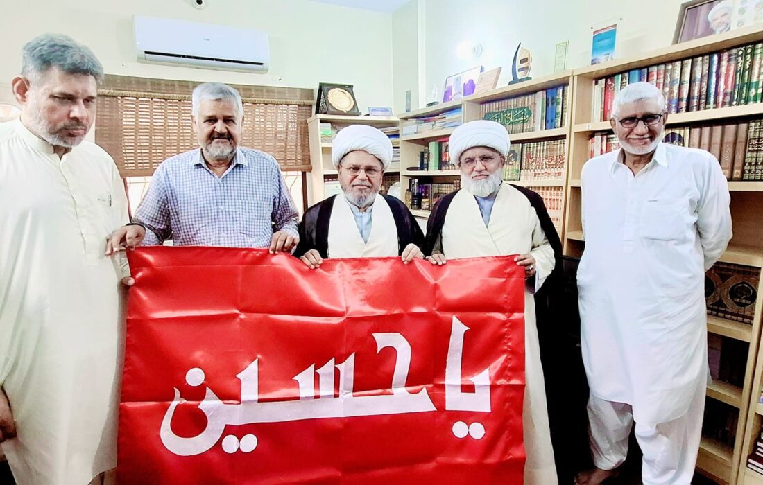 علامہ شبیر حسن میثمی سے علامہ کرم علی حیدری المشھدی کی زہرا (س) اکیڈمی میں اہم ملاقات
