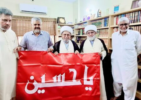 علامہ شبیر حسن میثمی سے علامہ کرم علی حیدری المشھدی کی زہرا (س) اکیڈمی میں اہم ملاقات
