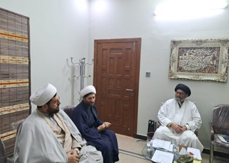 قائد ملت جعفریہ پاکستان سے علامہ ڈاکٹر محمد یعقوب بشوی  کی ملاقات