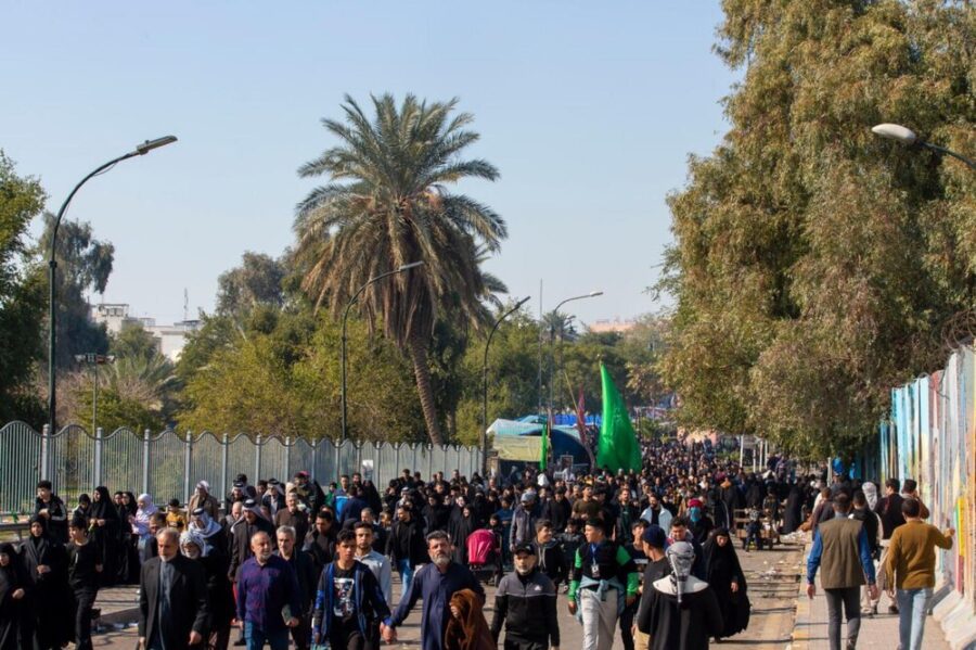 شہادت امام موسیٰ کاظم (ع) کے موقع پر کاظمین کی جانب زائرین رواں دواں