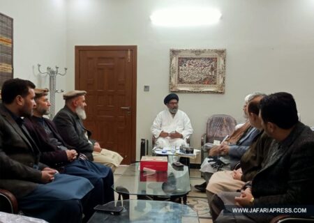 قائد ملت جعفریہ پاکستان سے تنظیمی وفد کی ملاقات