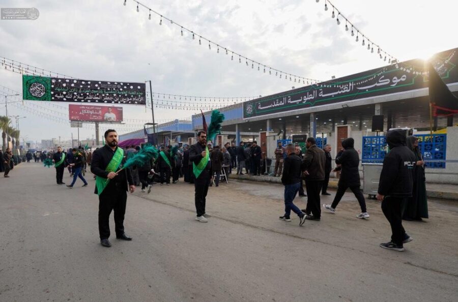 امام موسی کاظم (ع) کی شہادت کے موقع پر کاظمین میں زائرین کا ہجوم