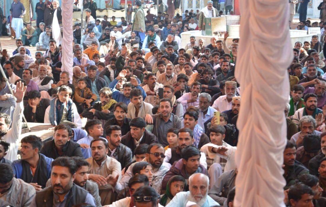 برسی شہدائے سیہون شیعہ علماء کونسل پاکستان صوبہ سندھ کی جانب سے قراردادیں پیش