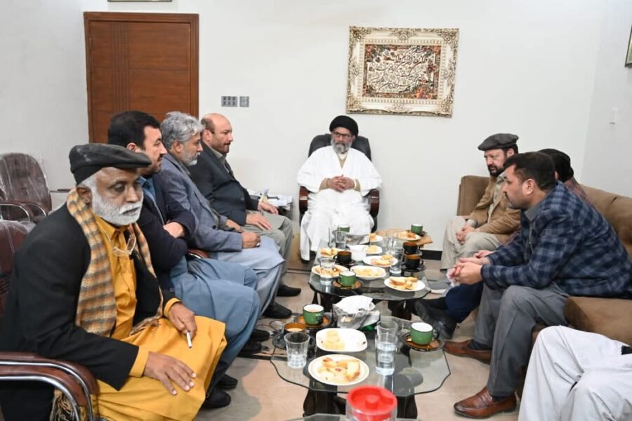 علامہ سید ساجد علی نقوی سے گلگت بلتستان کے وزیر اعلیٰ اور سابق گورنر جی بی ملاقات