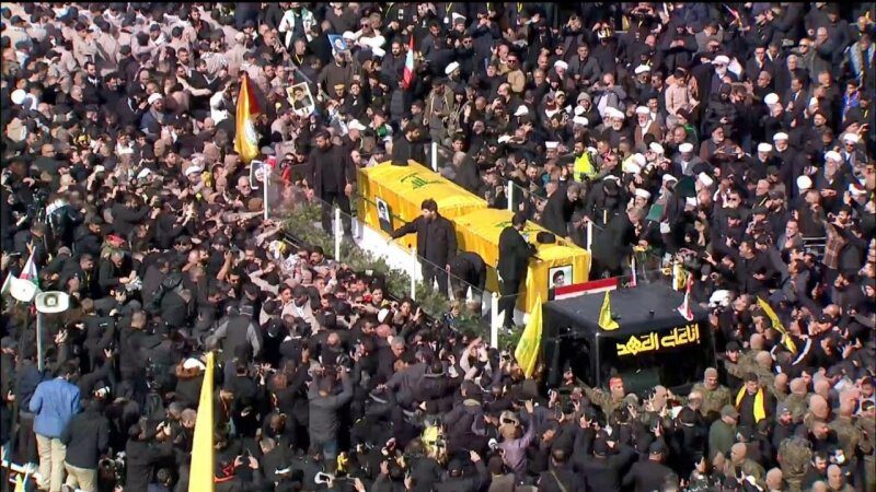 لاکھوں عقیدت مندوں نے اشکبار آنکھوں سے اپنے ہر دلعزیز رہنما سید مقاومت شہید حسن نصراللہ کو الوداع کہا