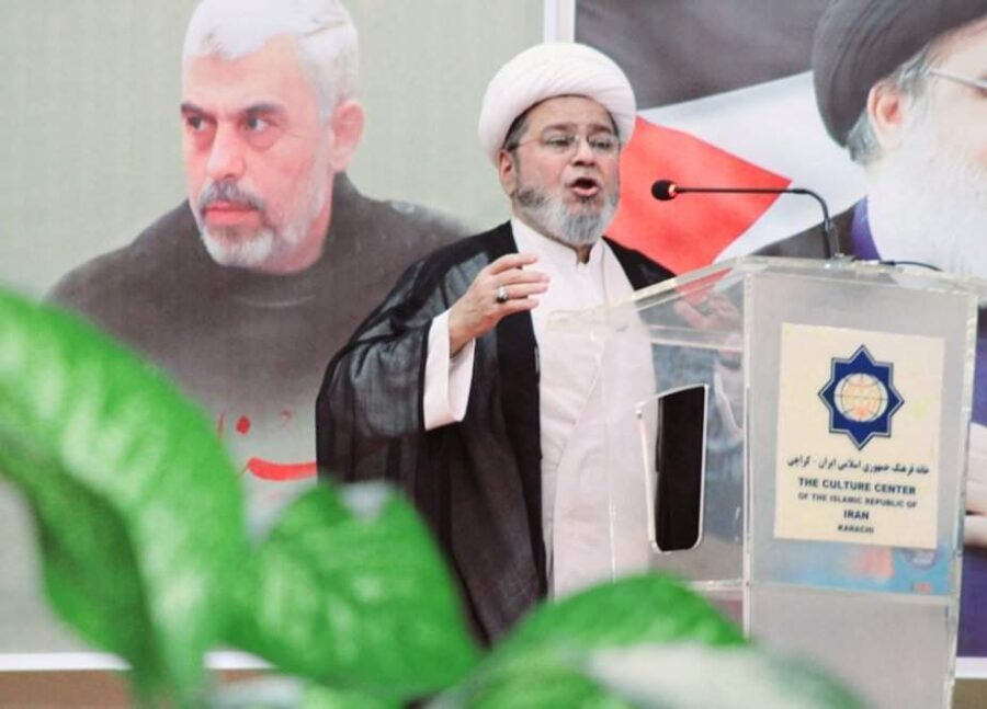 علامہ ڈاکٹر شبیر حسن میثمی کی خانہ فرہنگ کراچی میں منعقدہ تقریب “انا علی العہد” میں شرکت
