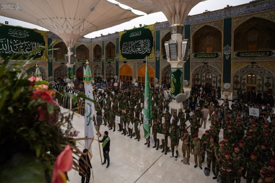 نجف اشرف میں دفاعِ کفایی فتویٰ کی یاد میں ریلی کا انعقاد
