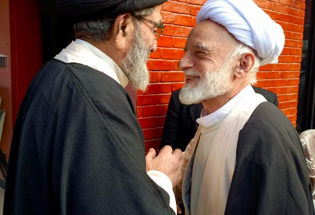 قائد ملت جعفریہ پاکستان سے آیت اللہ دری نجف آبادی کی ملاقات