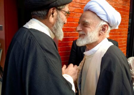 قائد ملت جعفریہ پاکستان سے آیت اللہ دری نجف آبادی کی ملاقات
