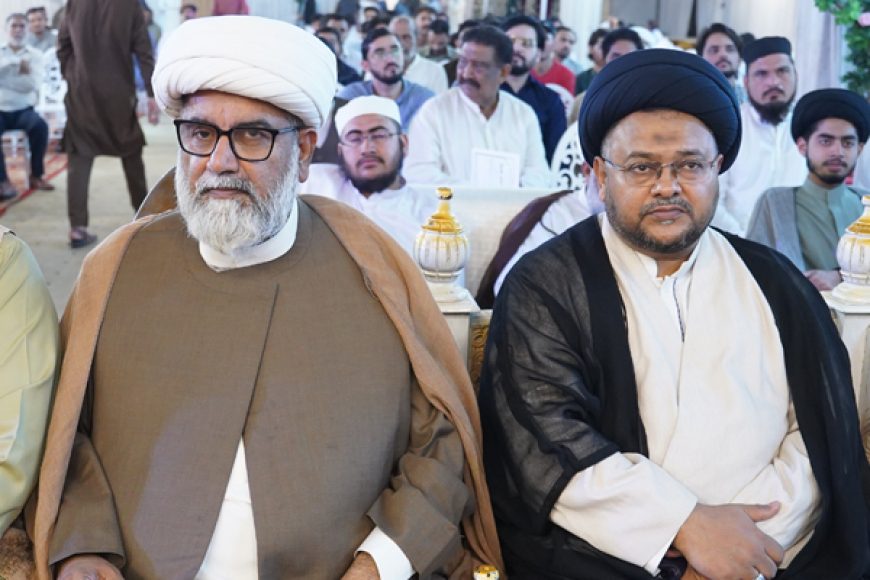  علامہ راجہ ناصرعباس و دیگر ایم ڈبلیوایم قائدین کا مرکزی رہنما اسلامی تحریک پاکستان علامہ سید ناظرعباس تقوی کی والدہ محترمہ کی رحلت پراظہار تعزیت