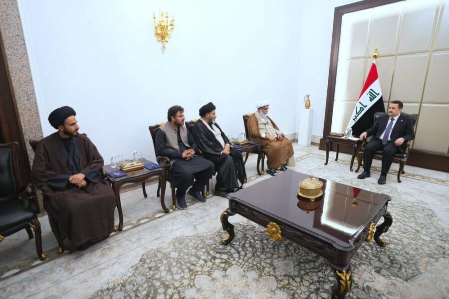 بغداد؛ علامہ راجہ ناصر عباس جعفری کی عراقی وزیراعظم اعظم سے ملاقات