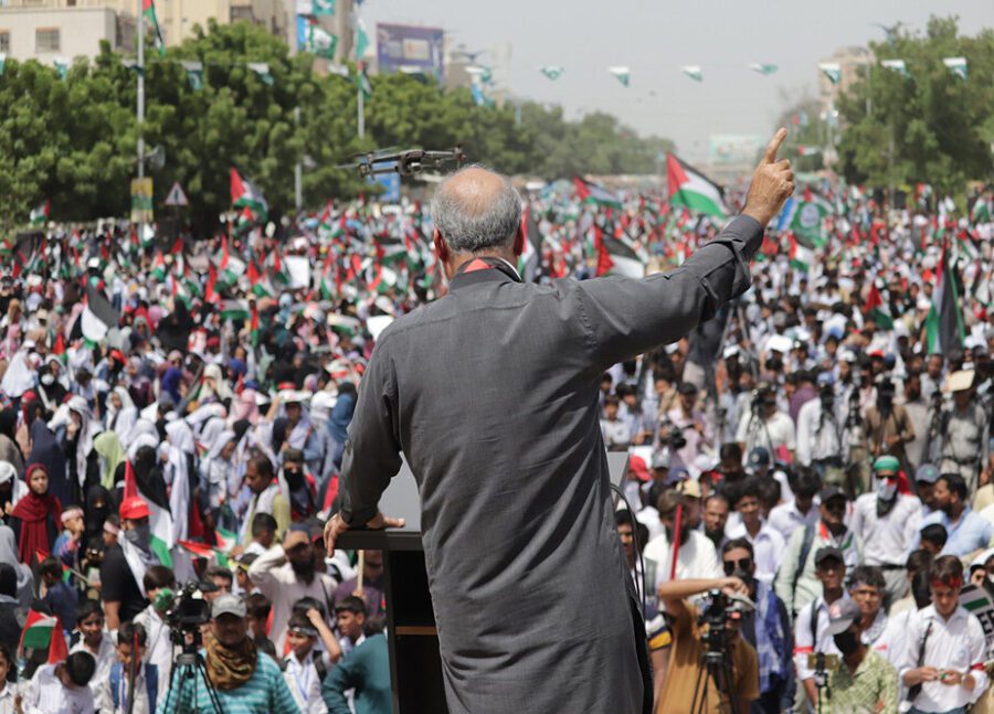جماعتِ اسلامی پاکستان کا فلسطینی بچوں سے اظہارِ یکجہتی؛ چلڈرن غزہ مارچ کا انعقاد/لاکھوں افراد کی شرکتِ