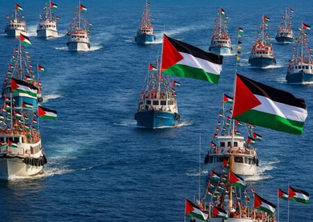 غزہ کا محاصرہ توڑنے کے لئے دنیا پرعزم؛ اٹلی سے نئی کشتیوں کا بیڑا روانہ
