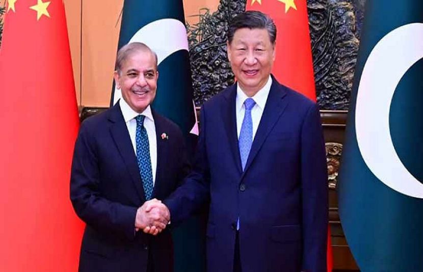 پاکستانی وزیراعظم شہباز شریف نے چینی صدر شی جن پنگ کے ساتھ اہم ملاقات