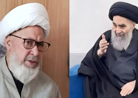 نجف اشرف میں آیت اللہ العظمیٰ سیستانی اور امام جمعہ سکردو کی ملاقات