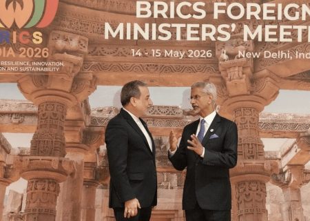 ایرانی وزیر خارجہ کی دہلی میں برکس اجلاس میں شرکت، 6 ممالک کے وزرائے خارجہ سے ملاقات
